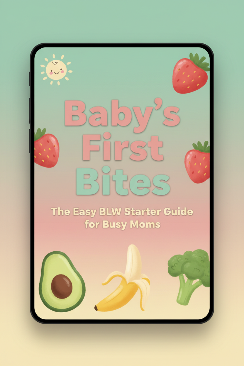 Baby's First Bites: The Easy BLW Starter Guide for Busy Moms cover image